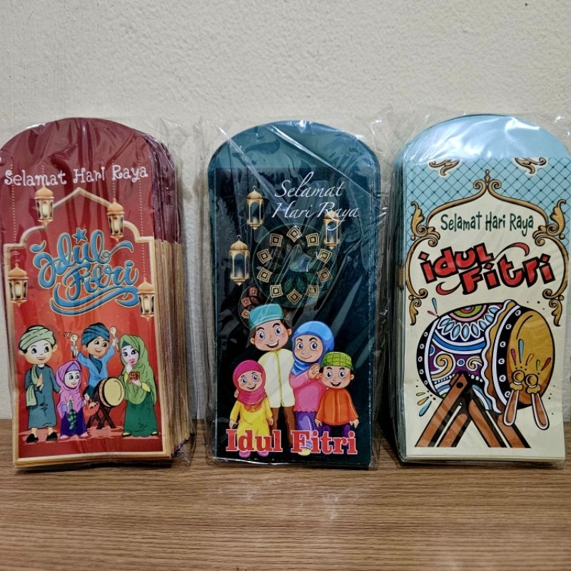 

Isi 100pcs Grosir Amplop Uang Lebaran Angpau Idul fitri Ampau Anak Karakter Hari Raya Ukuran Besar L