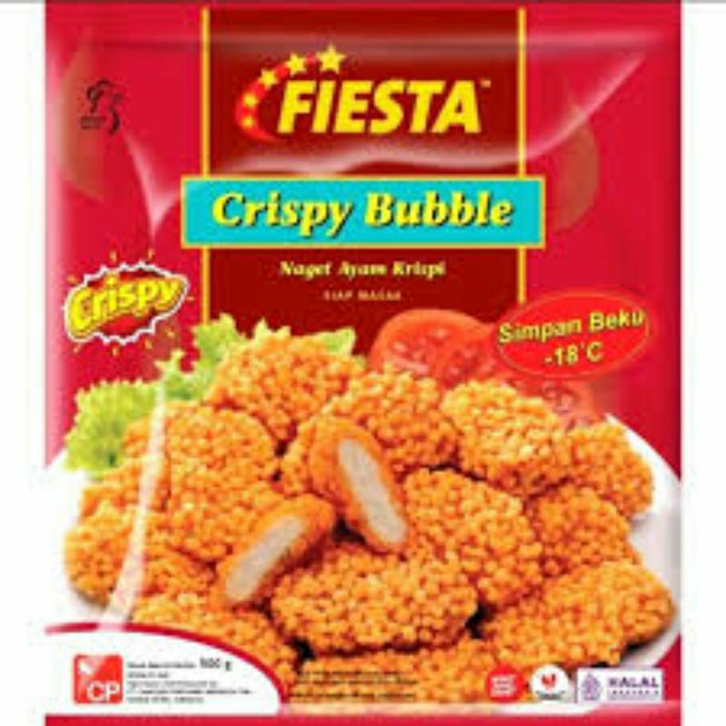 

Naget Fiesta Bubble Crispy 500gr