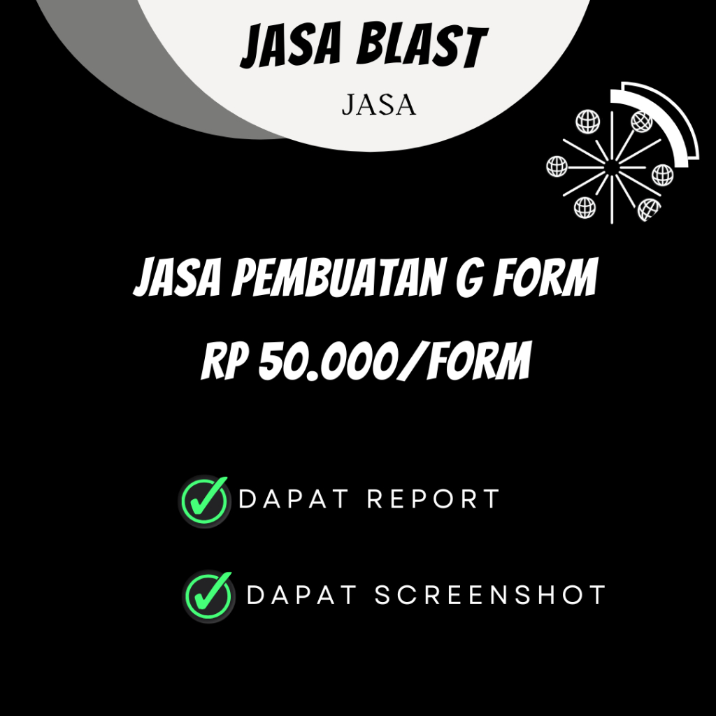 

Jasa Pembuatan Google form