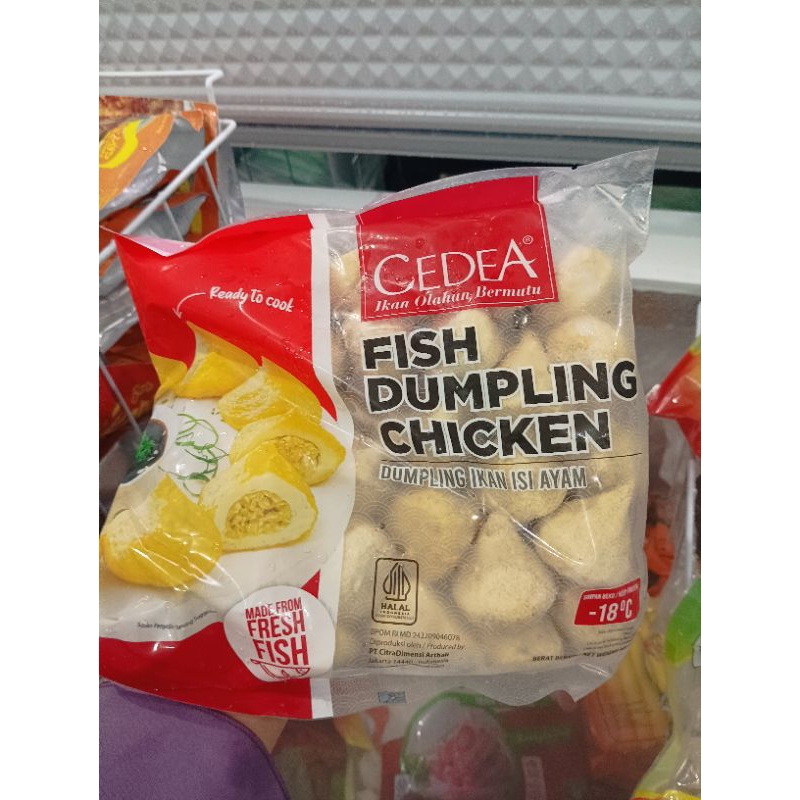 

Fish dumpling cedea 500gr