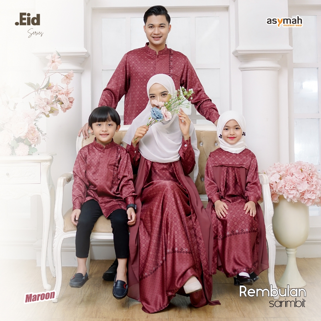 ASYMAH SARIMBIT KELUARGA MODERN DESAIN DAN MOTIF LUXURY REMBULAN SERIES
