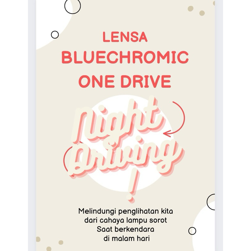 LENSA BLUECHROMIC ONE DRIVE (NIGHT DRIVING)