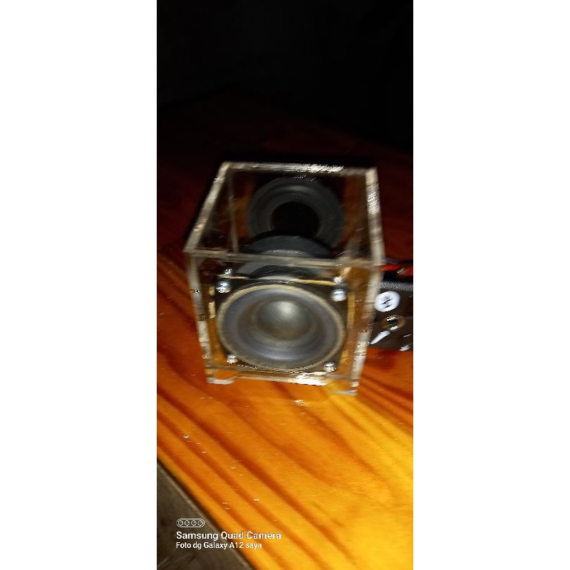 speaker 2 inch box akrilik
