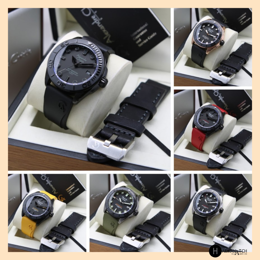 Jam Tangan Pria Alexandre Christie Automatic AC 3042 / AC3042 / 3042 Original Garansi Resmi 1 Tahun 