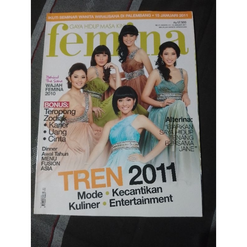 Majalah Femina, No.01/XXXIX, 8-14 Januari 2011