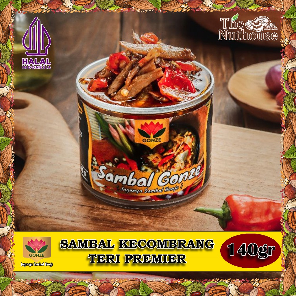 

Gonze Sambal Kecombrang Teri Premier 140gr [HALAL]