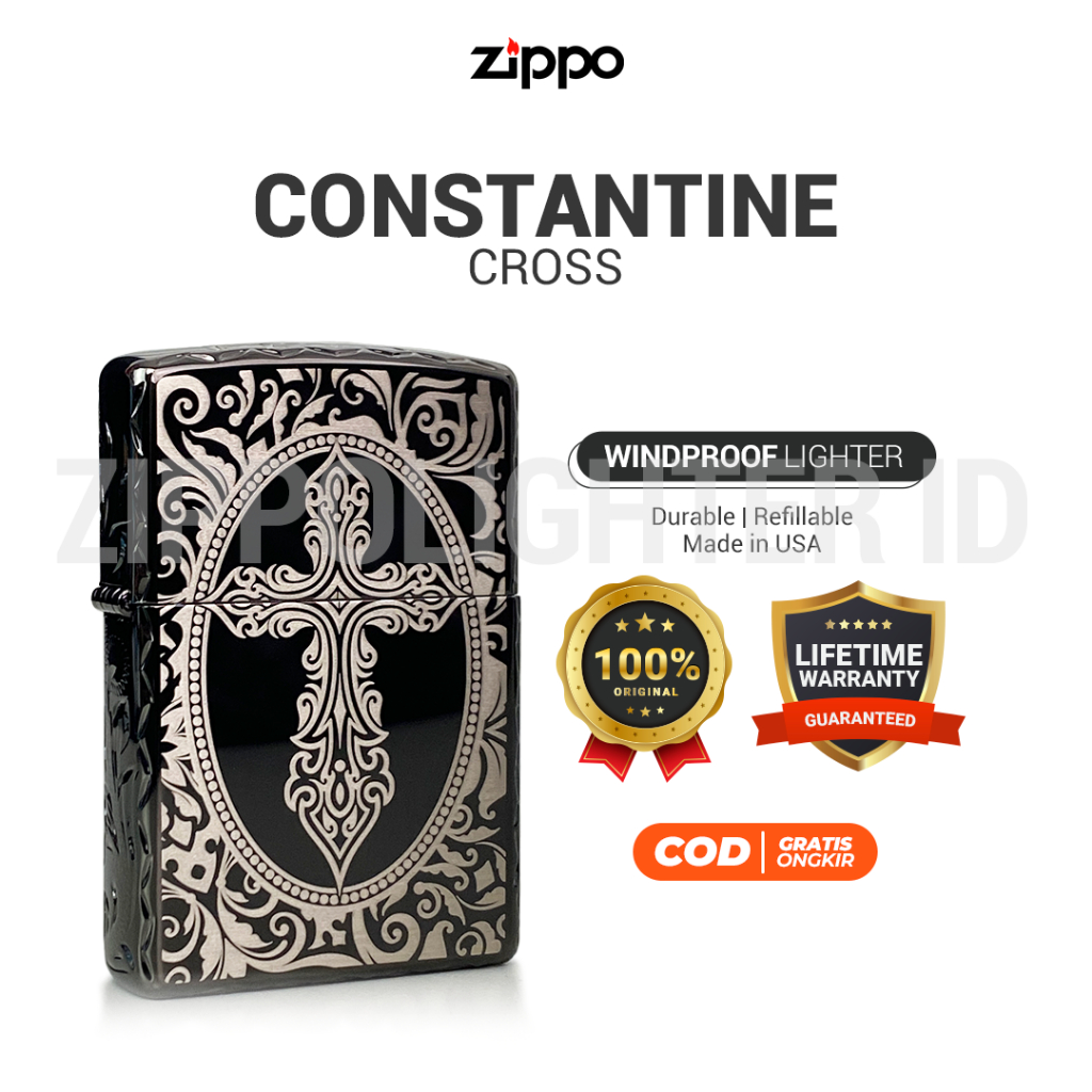 Korek Api Zippo Constantine Cross