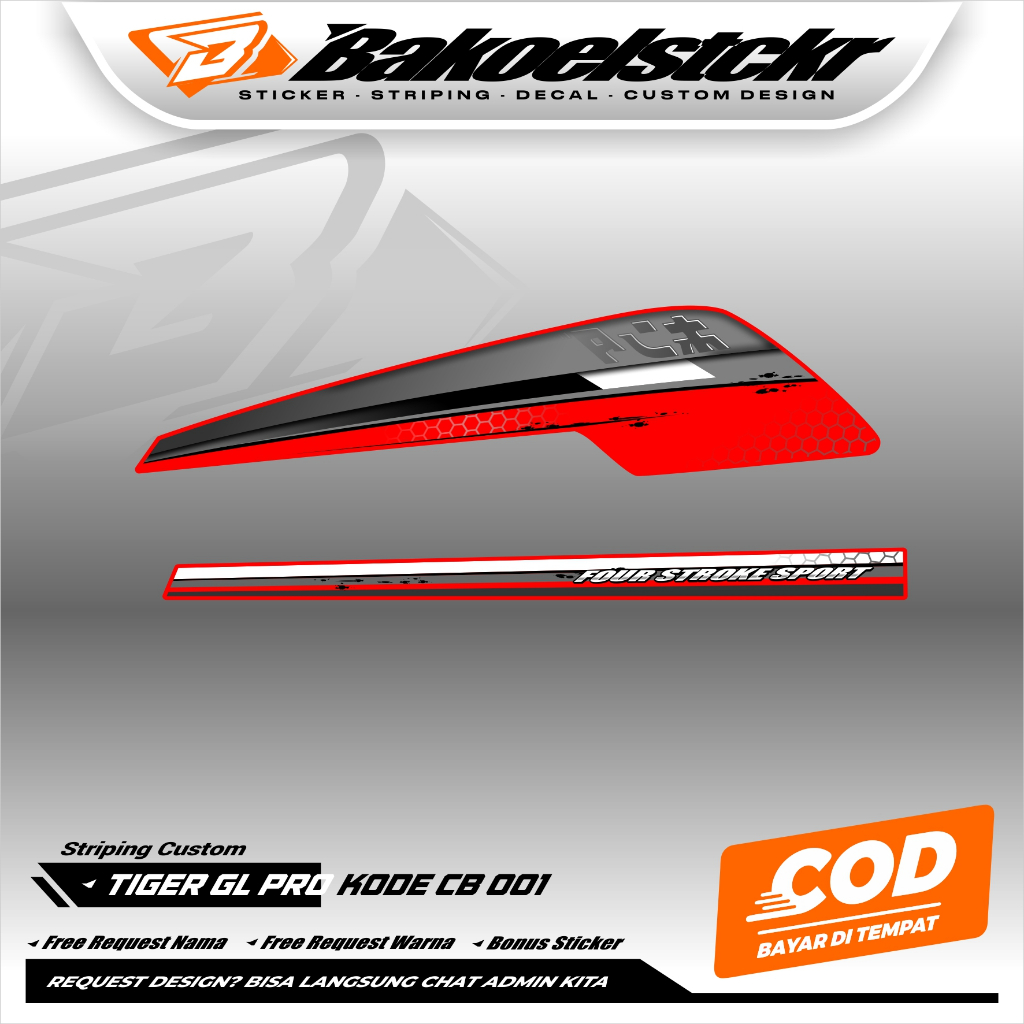 STRIPING GL PRO/MAX CUSTOM - STRIPING GL CUSTOM VARIASI - STRIPING GL PRO/MAX BATIK - STRIPING GL BA