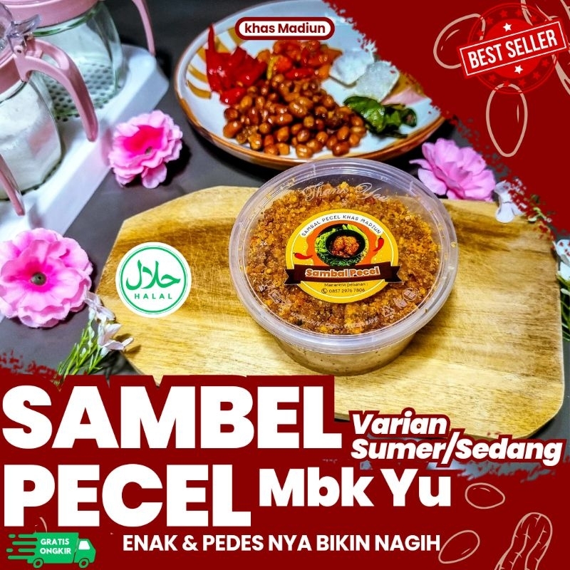 

SAMBEL PECEL MBK YU 250gr(V.SUMER) SAMBAL PECEL BUMBU PECEL MADIUN (ASLI TANPA CAMPURAN)