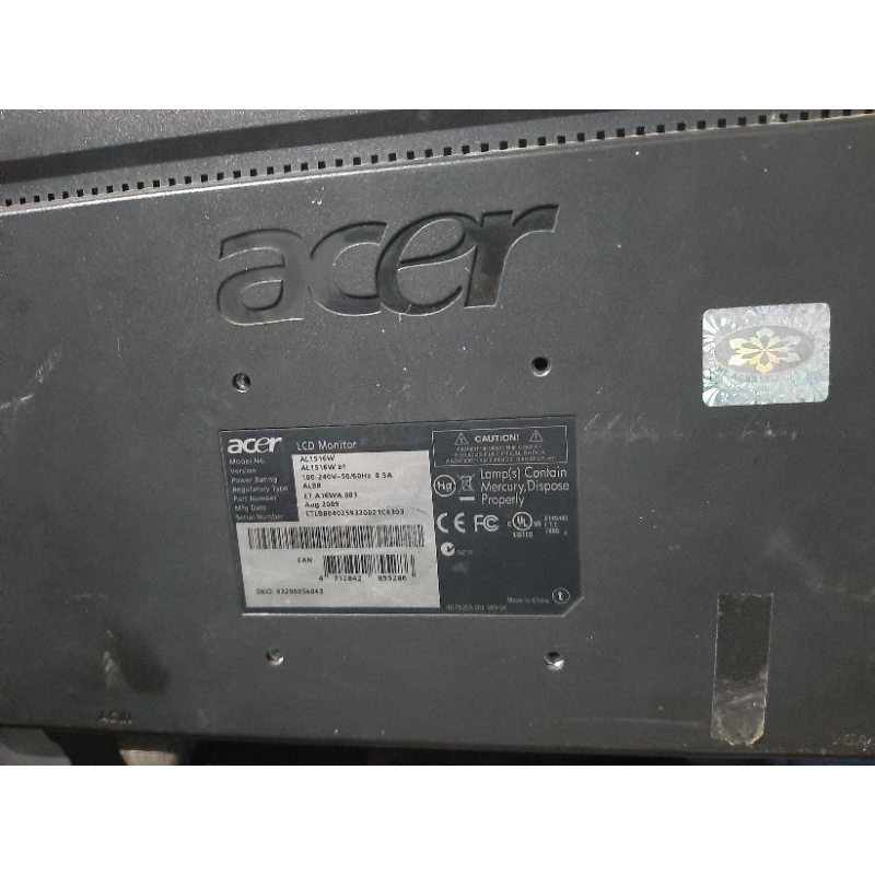 monitor acer 16"