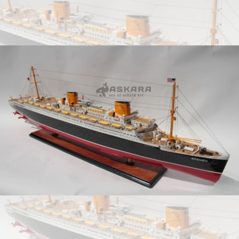 Miniatur Kapal Pesiar Model SS Bremen