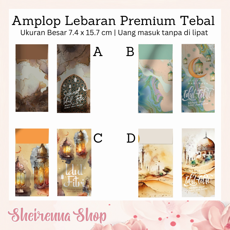 

[Instan/Sameday] Isi 10 Amplop Lebaran Besar 2025 | Amplop Premium | Amplop Besar Isi 10