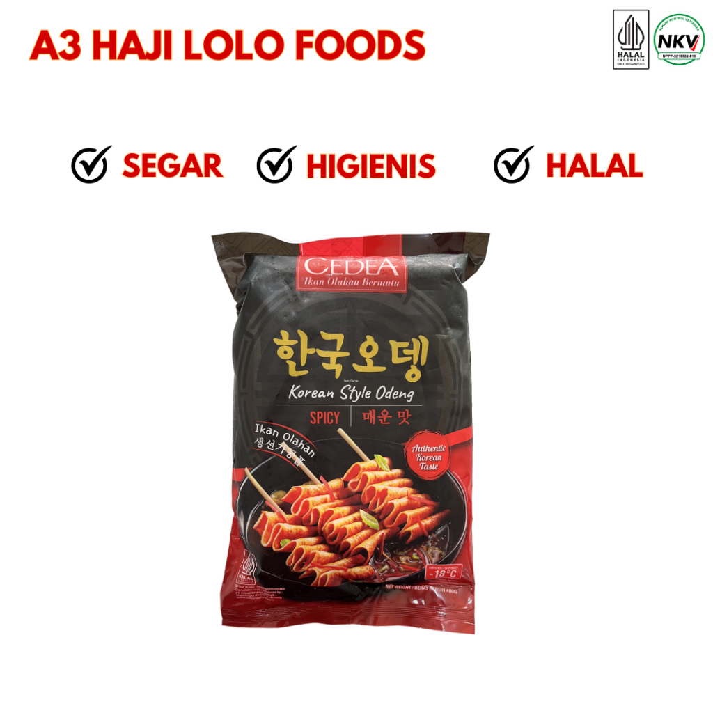 

Korean Odeng Spicy Cedea 500 Gr