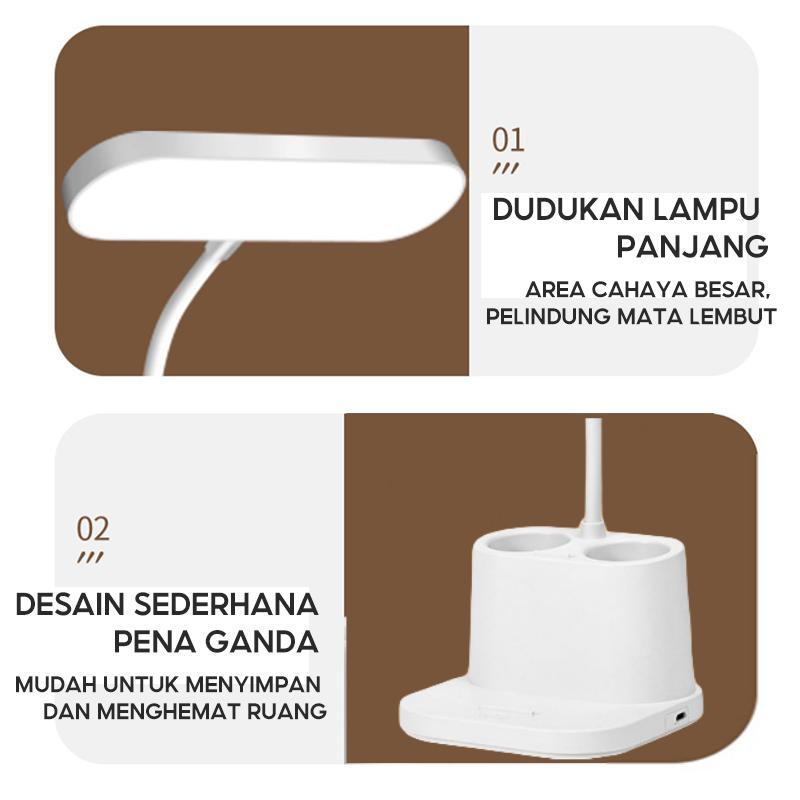 Lampu Meja Kecil Led Tanpa Kabel Untuk Rumah Kantor Lampu Baca Kontrol Led Lampu Meja Dapat