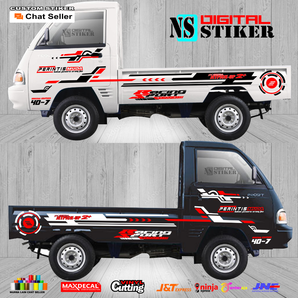 stiker mobil pickup carry futura Stiker Pickup Indonesia stiker Striping Mobil Pickup