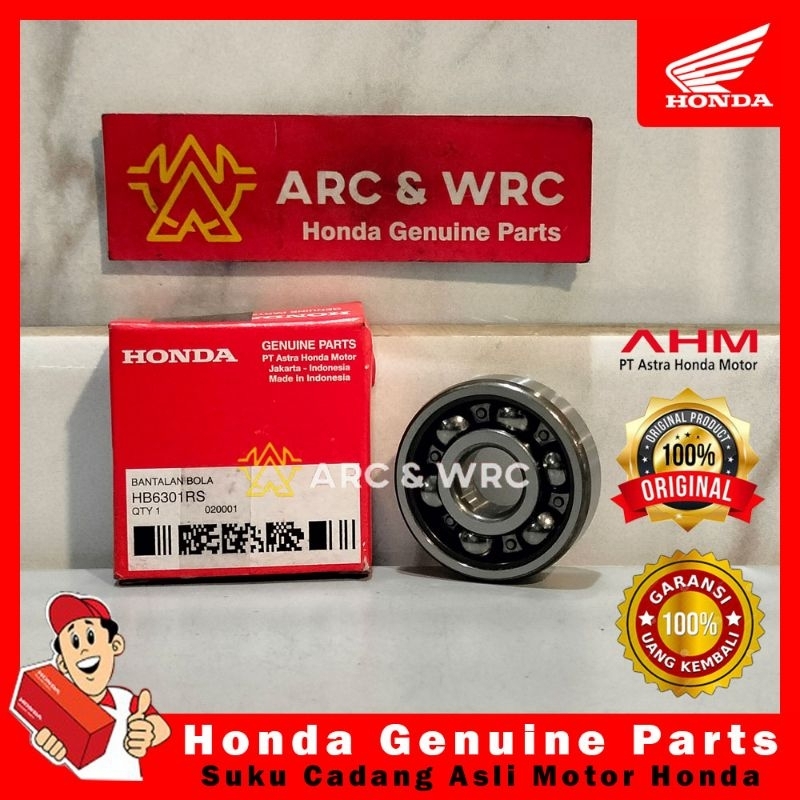 Bearing Radial Ball Bearing Klaher Roda 6301 Original Honda // HB6301RS