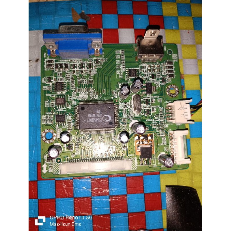 mb mobo mainboard mesin MONITOR DELL ST201. NORMAL K
