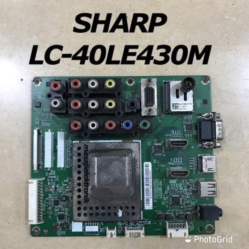 MB/MESIN TV/MAIN BOARD TV LED SHARP 40LE430M