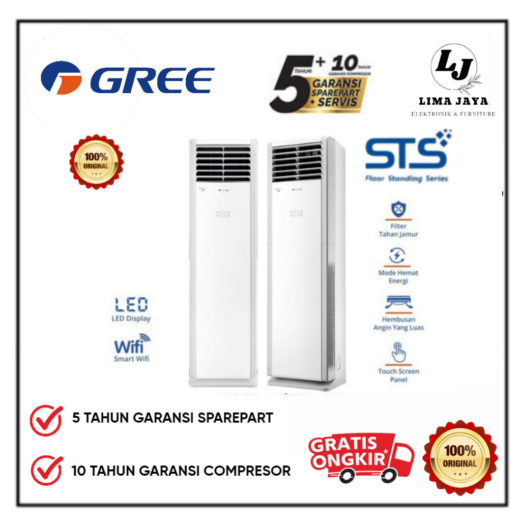 AC Floor Standing Gree STS Series 2PK - 5PK Floor Standing Gree 18STS / 24STS / 48STS AC Floor Stand