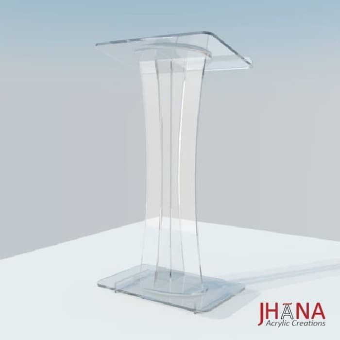 Podium akrilik type pd20 - mimbar akrilik