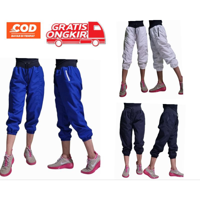 Celana Joger Parasut Wanita Olahraga Terlaris