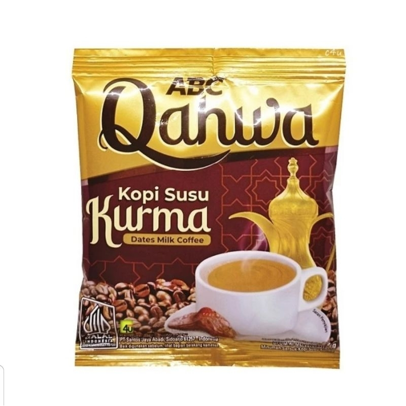 

Kopi ABC Qahwa Kopi Susu Kurma 10 Sachet @27gr 1 Renceng