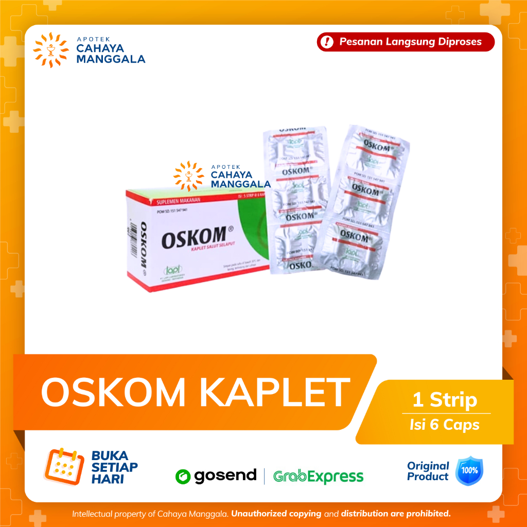 OSKOM SUPLEMEN PER STRIP 6 KAPLET