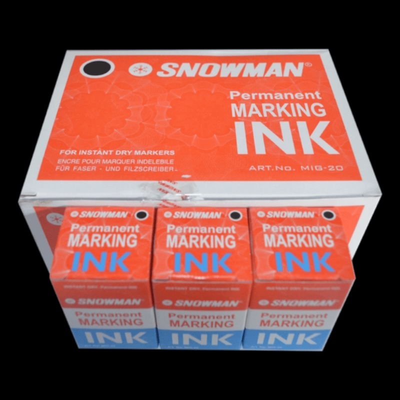 

REFILL SNOWMAN PERMANEN|TINTA SPIDOL SNOWMAN PERMANEN 20ML