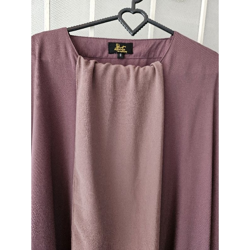 PRELOVE HULYA ABAYA PREMIUM DAN PASMINA (SATU SET) BY ALARETA SIZE S
