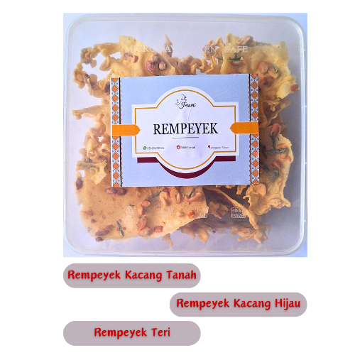 

Rempeyek IMAMI. Rempeyek Kacang Tanah / Rempeyek Kacang Hijau / Rempeyek Teri