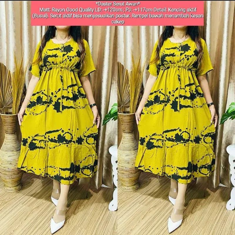 Daster Serut / Daster Andin Serut / Daster BUSUI / Daster Rayon Premium / Daster Rayon