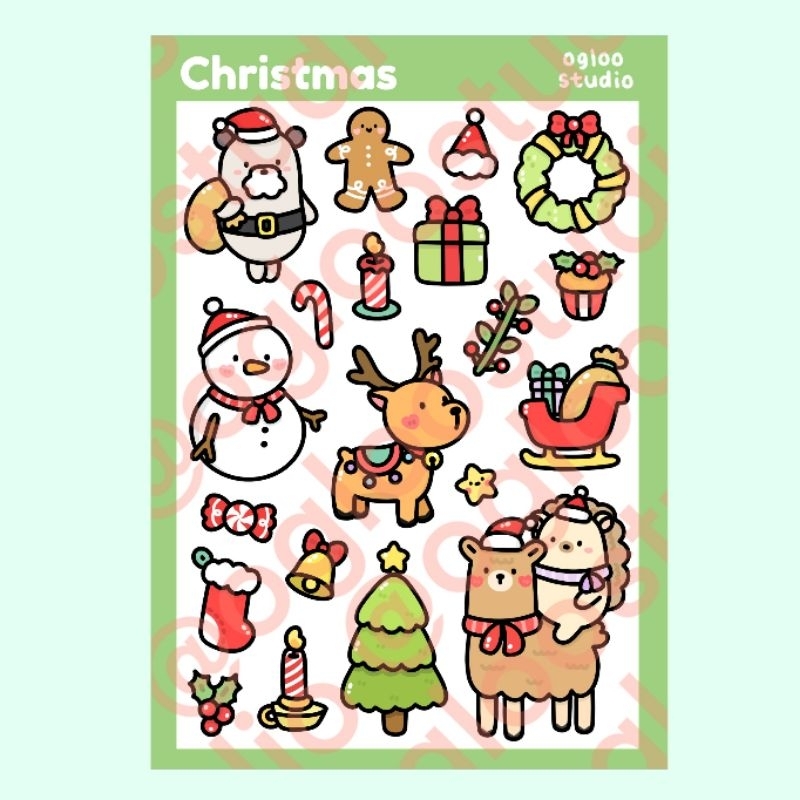 

Christmas Stickersheet