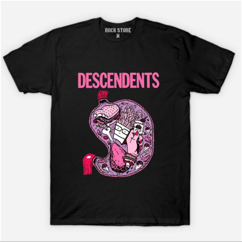 kaos T-shirt  DESCENDENTS Original cotton combed 24s