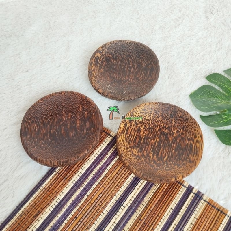 ARENHANDICRAFT tempat sambal bulat kayu aren