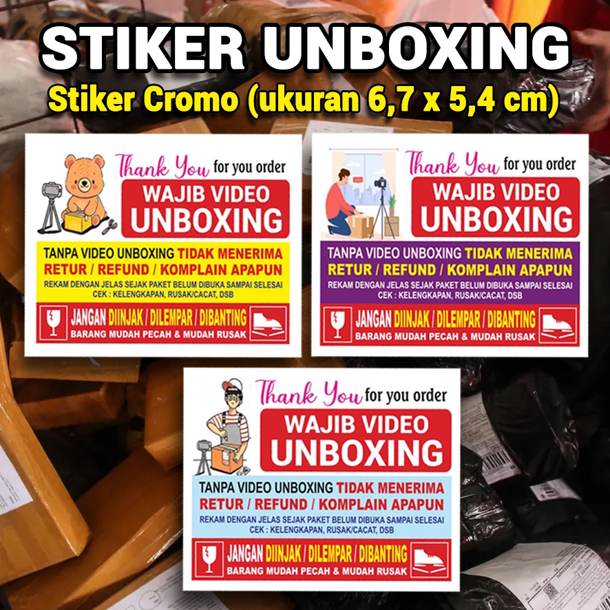 

STIKER LABEL PENGIRIMAN/STIKER VIDEO UNBOXING/STIKER LABEL PERINGATAN