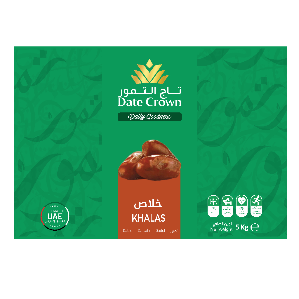 

Date Crown Khalas 5 kg - Kurma Kholas DateCrown