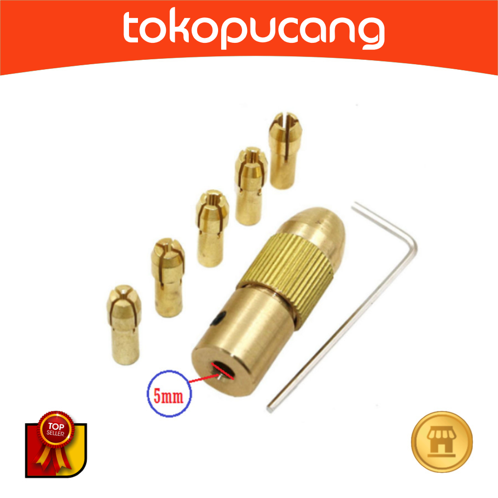 Chuck Drill Micro AS 5mm adapter bor mini spindle collet