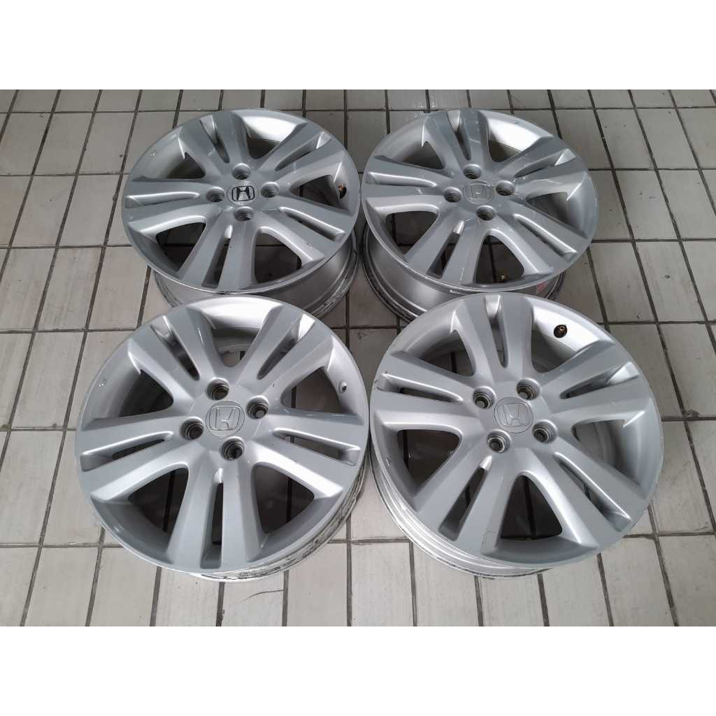 Velg Mobil Bekas Oem Jazz Rs R16 Pcd 4x100 Silver