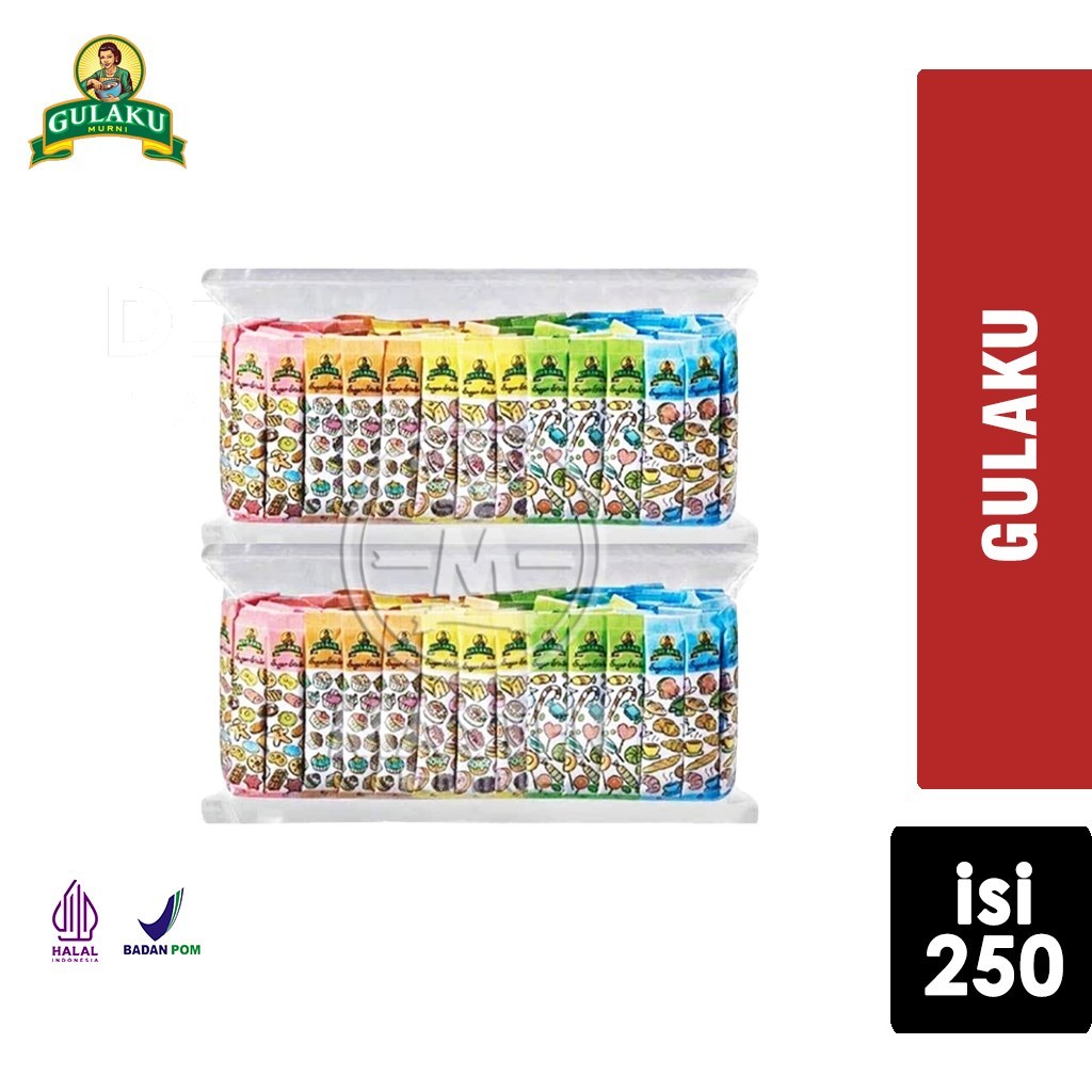 

Gulaku Stick Gula Pasir Sachet 8gr [2 Pack isi 250]