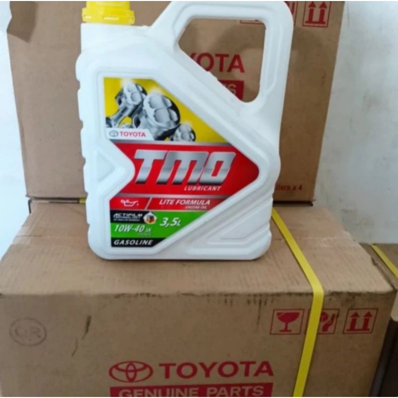 oli mesin Toyota TMO 10W-40 Api SN 3,5 Liter