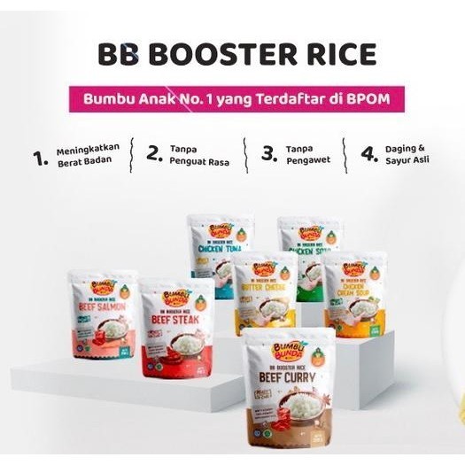 

Bumbu Bunda By Elia Booster Rice 200gr - MPASI Beras Anak