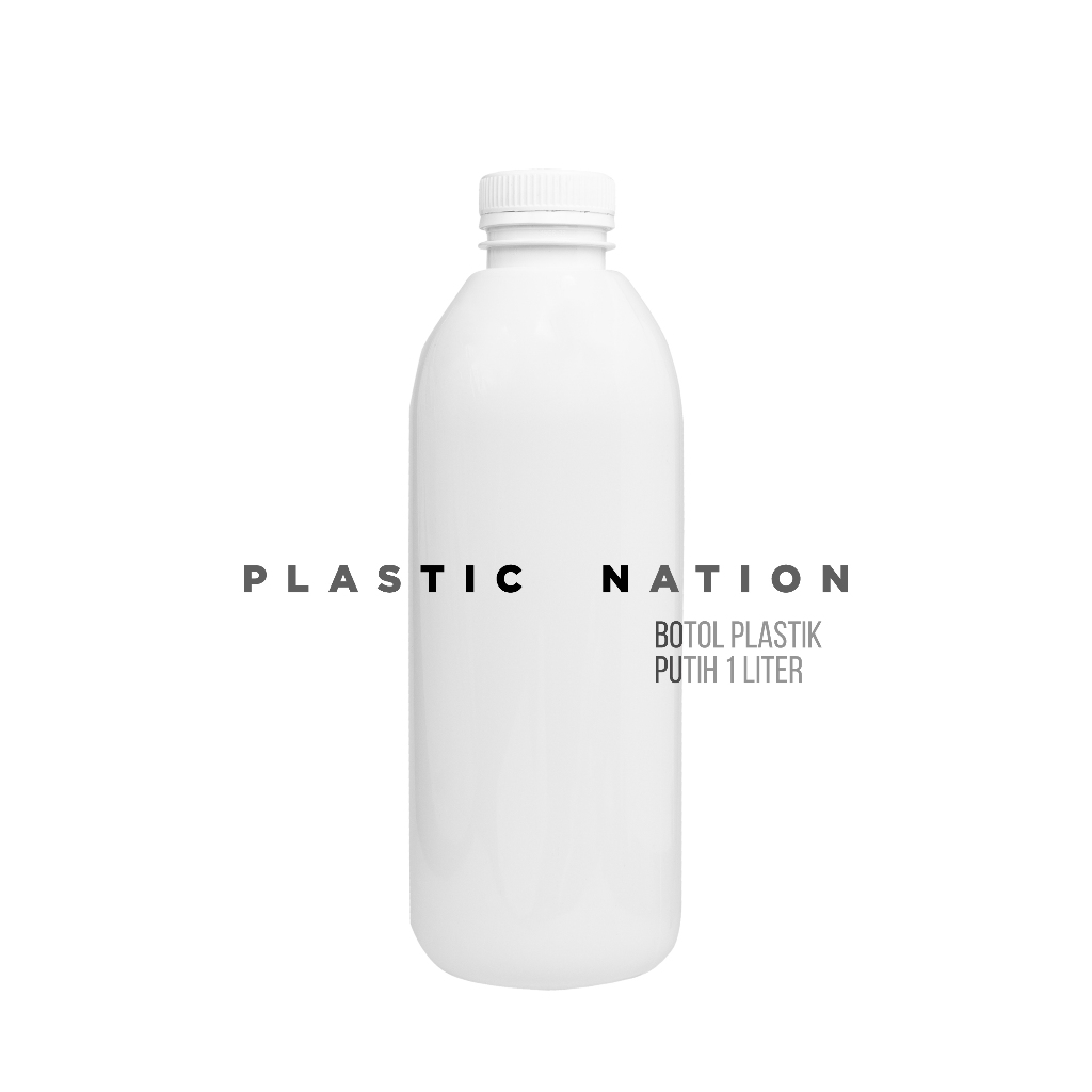 Botol Plastik 1 Liter [Putih]