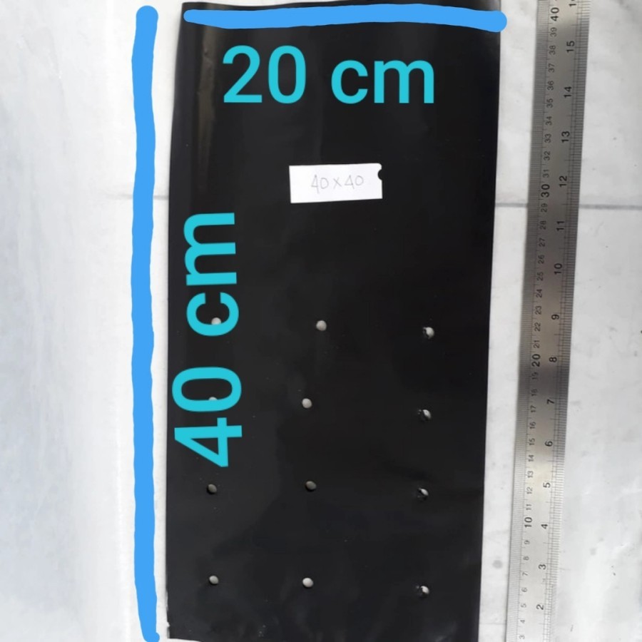 polybag 40 x 40 cm, eceran , polibag besar, murah