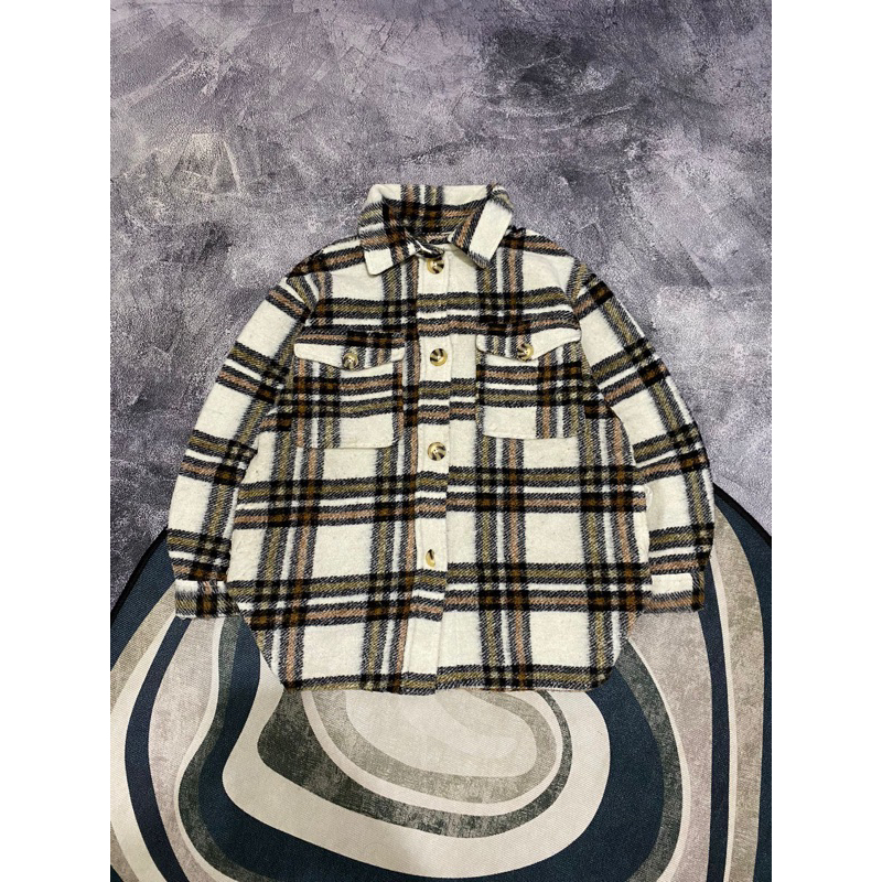 outer flanel zara
