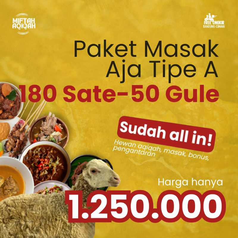 

Paket Aqiqah Masak Aja Tipe A