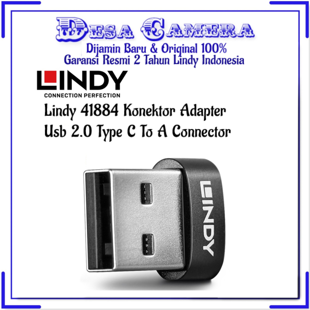 Lindy 41884 Konektor Adapter Usb 2.0 Type C To A Connector