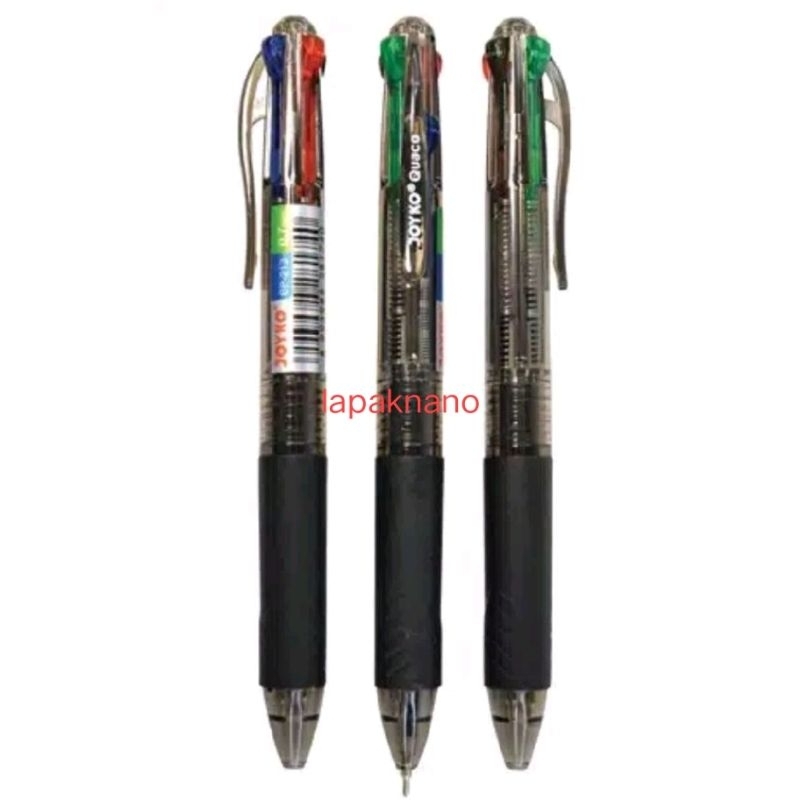 

2 Pc Ballpen/Pulpen Joyko 4 Warna