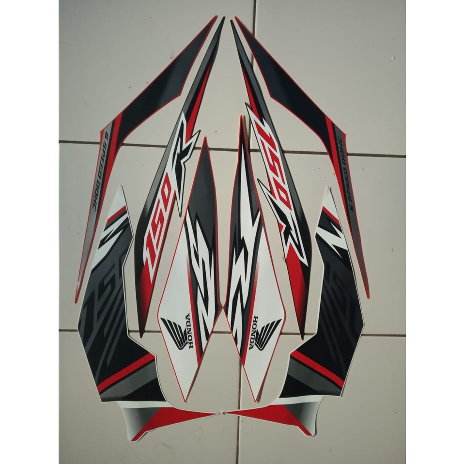 stiker striping honda sonic 150rs 2019 merah