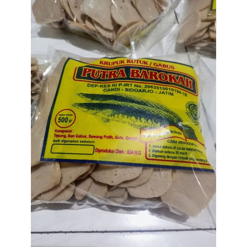 

KERUPUK IKAN GABUS / KUTUK HARUAN