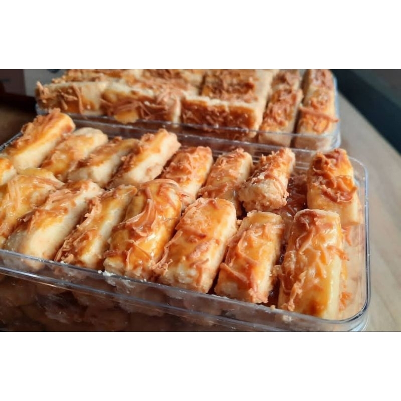 

MakSisul - Kue Kering Kastengel Keju Edam Parmesan Kemasan Tabung 600ml